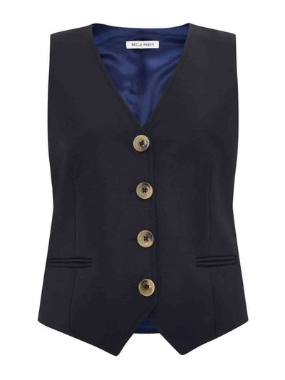 Bella Freud Cavalry twill Chrissie waistcoat at Collagerie