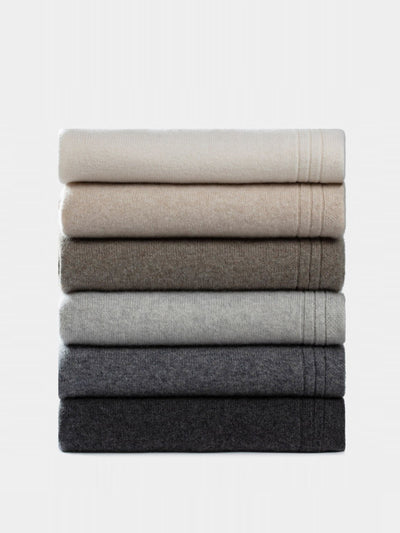 Bemboka Jersey Italian cashmere throws at Collagerie
