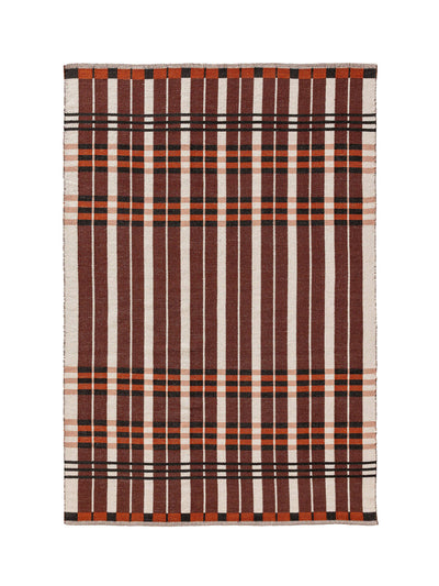 Benuta Brown cotton rug leander at Collagerie