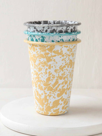 Berylune Splatter enamel tall tumbler at Collagerie