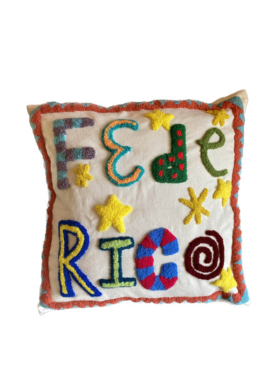 Big Little Store Little treasure name cushion at Collagerie