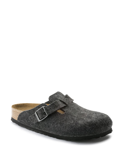 Birkenstock Boston wool felt mules at Collagerie