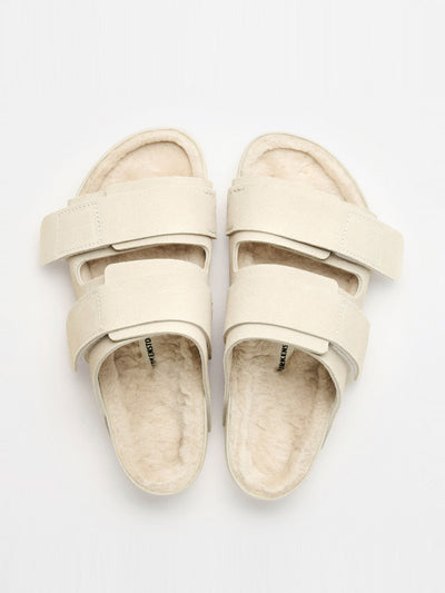 Birkenstock 1774 Uji Suede Tekla slides at Collagerie