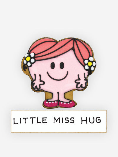 Biscuiteers Little Miss Hug biscuit card at Collagerie