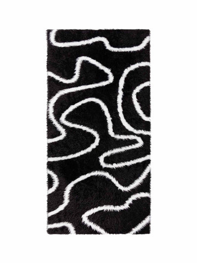 AZ Factory Intarsia-knit two-tone scarf at Collagerie