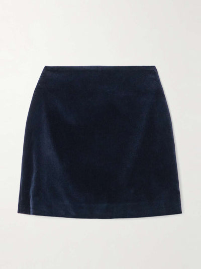 Blazé Milano Coci cotton-velvet mini skirt at Collagerie