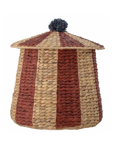 Bllomingville Birsen basket with lid at Collagerie