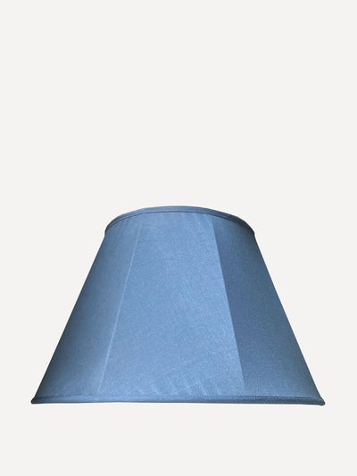 Silo Studio Octagon silk lampshade, blue at Collagerie