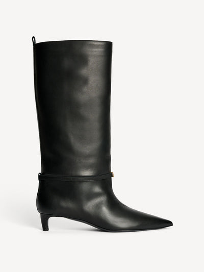 By Malene Birger Ceras knee-high leather boots at Collagerie