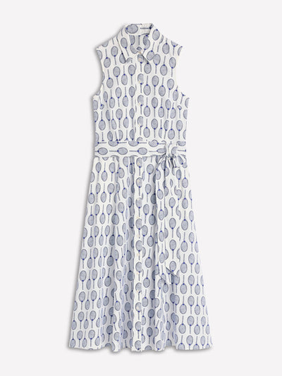 Boden Amy sleeveless shirt dress at Collagerie