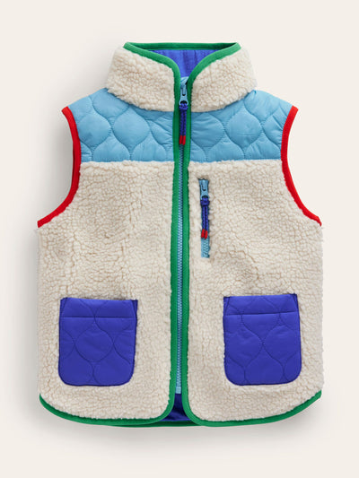 Boden Borg mix gilet at Collagerie
