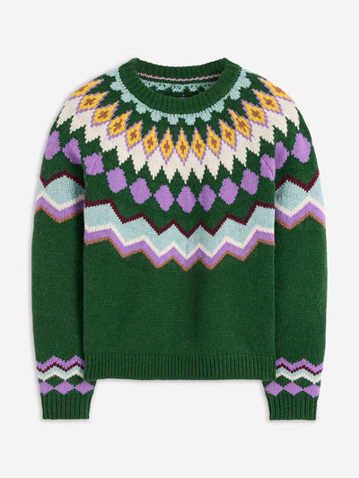 Boden Eleanor fair isle jumper at Collagerie
