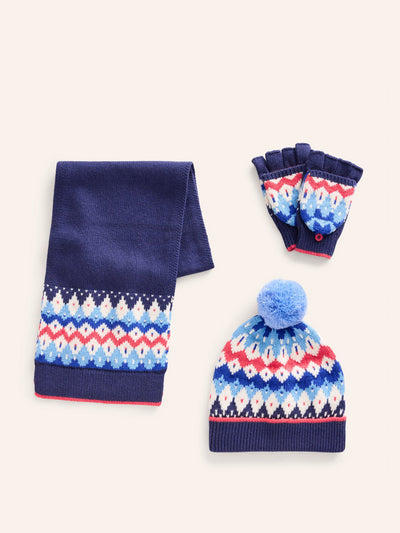 Boden Fair Isle knitted set at Collagerie