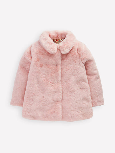 Boden Faux fur collared coat at Collagerie