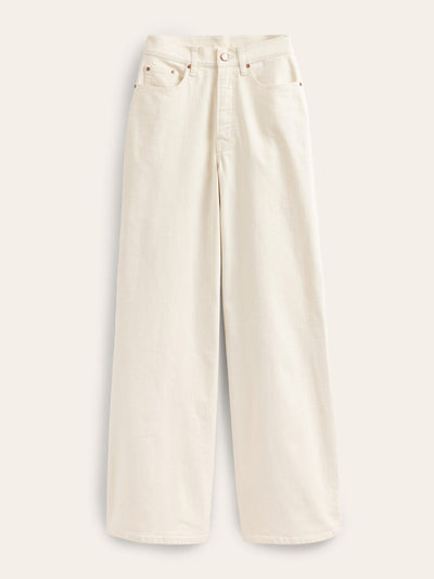 Boden High rise wide leg jeans at Collagerie