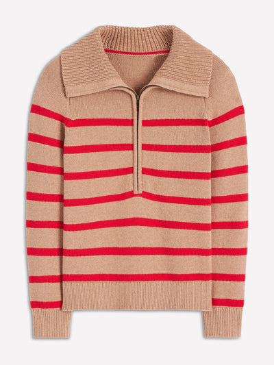Boden Lucy half-zip jumper at Collagerie