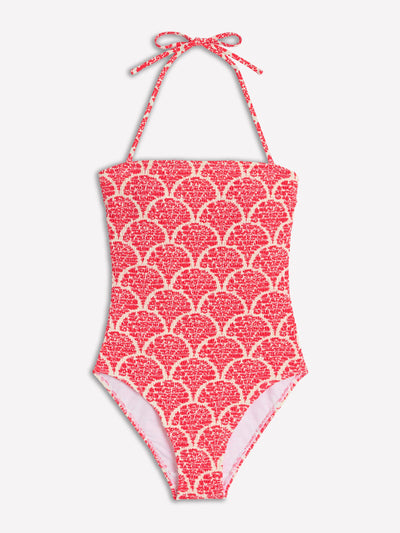 Boden Milos smocked swimsuit at Collagerie
