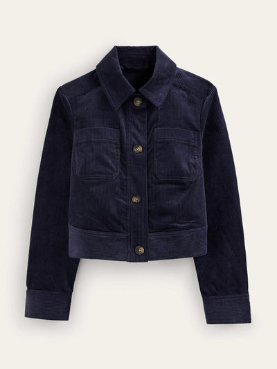 Boden Navy corduroy jacket at Collagerie