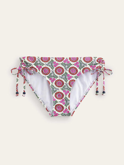Boden Pink printed bikini bottoms at Collagerie
