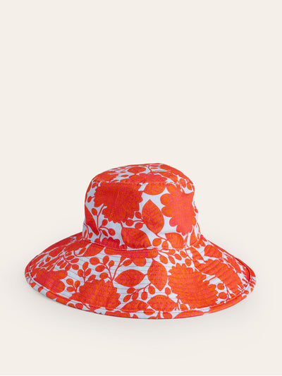 Boden Printed canvas bucket hat at Collagerie