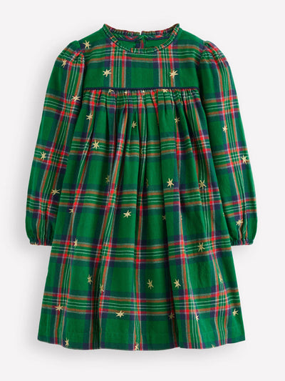 Boden Ruffle neck woven dress at Collagerie