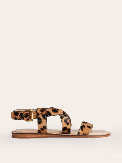 Boden Cross strap flat sandals at Collagerie