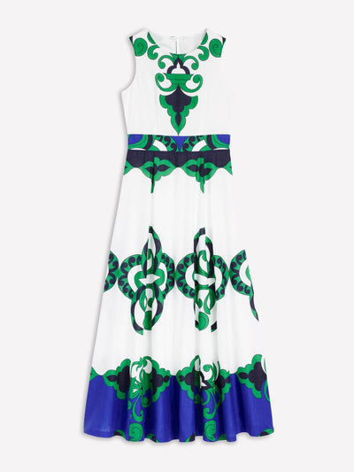 Boden Sleeveless linen blend dress at Collagerie