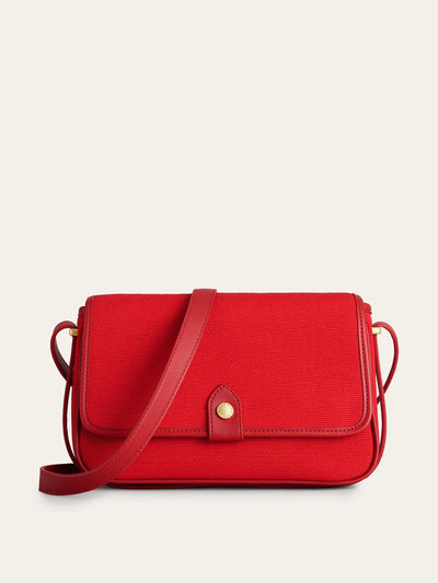 Boden Red structured crossbody bag at Collagerie