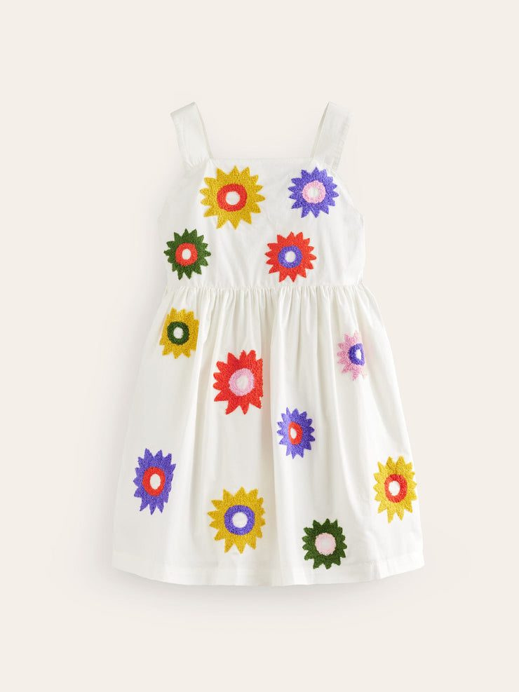 Textured appliqué dress Kids Boden    - Collagerie