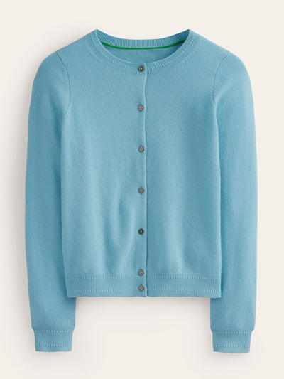 Boden Eva cashmere crew cardigan at Collagerie