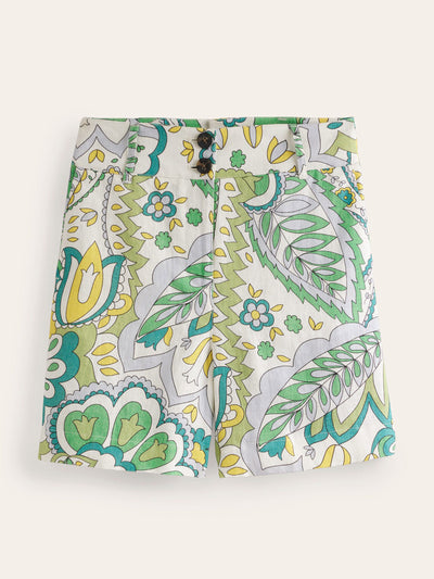 Boden Westbourne linen shorts at Collagerie