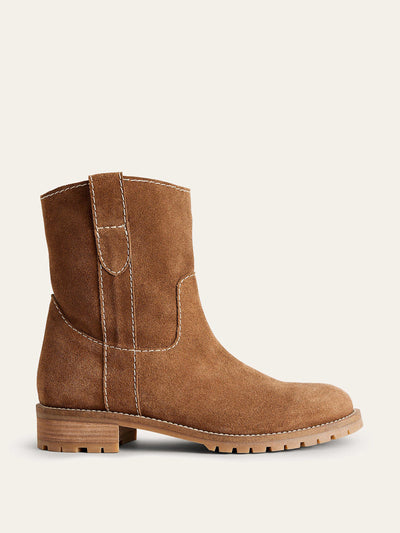 Boden Western suede ankle boots at Collagerie