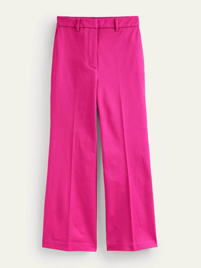 Boden Magenta bi-stretch trousers at Collagerie