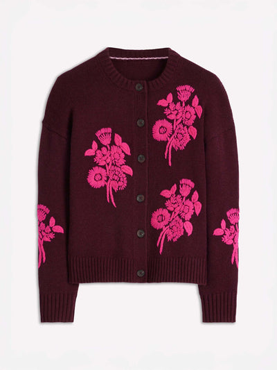 Boden Natalie embroidered cardigan at Collagerie
