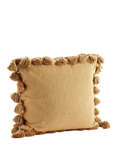 Bonheur Home Decor Cushion cover with tassel trim at Collagerie