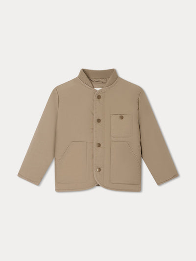 Bonpoint Beige cotton jacket at Collagerie