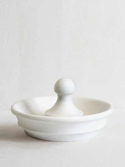 John Julian Porcelain ball pestle and bowl mortar at Collagerie