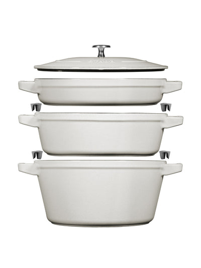 Staub Stackable pot (set of 3) at Collagerie