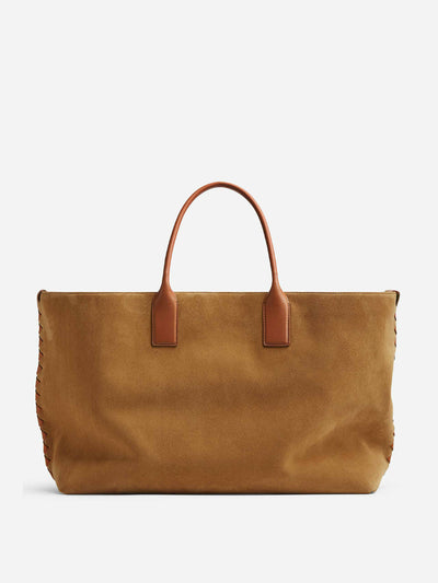 Bottega Veneta Large Cabat suede tote bag at Collagerie