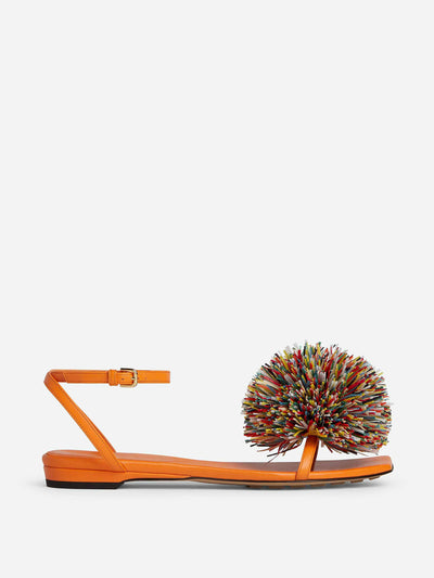 Bottega Veneta Adam flat sandals at Collagerie