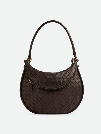 Bottega Veneta Brown leather shoulder bag at Collagerie