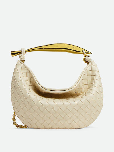 Bottega Veneta Sardine intrecciato leather shoulder bag at Collagerie