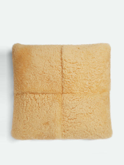 Bottega Veneta Shearling Cassette Cushion at Collagerie