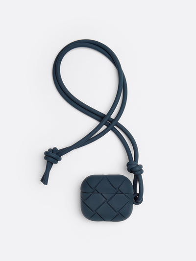 Bottega Veneta Intreccio rubber silicone AirPods 3rd Generation case. at Collagerie