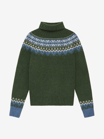 Brora Lambswool polo neck at Collagerie