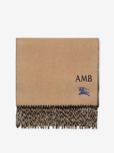 Burberry Reversible cashmere scarf at Collagerie