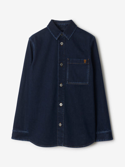 Burberry Regular fit denim shirt at Collagerie