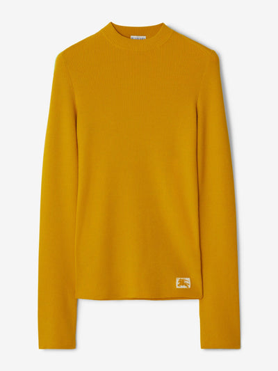 Burberry EKD wool blend sweater at Collagerie