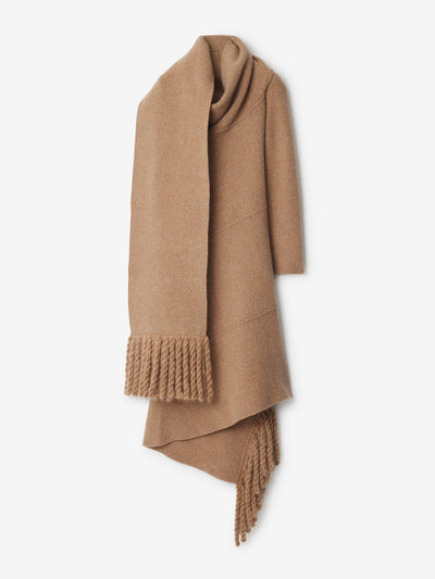 Burberry Wool blend scarf dress at Collagerie