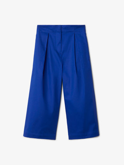 Burberry Pleated cotton trousers at Collagerie